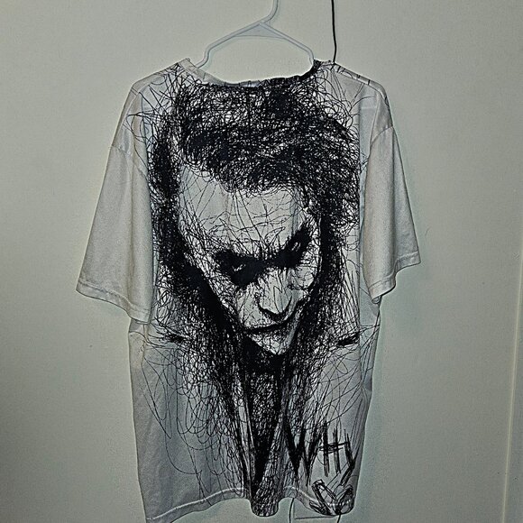 Heath Ledger The Joker Why So Serious? The Dark Knight T-Shirt - Picture 2 of 3